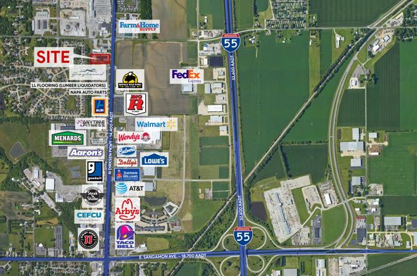 COMMERCIAL DEVELOPMENT FOR SALE: 2875 N Dirksen Pkwy, Springfield, IL 62702